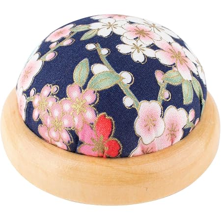 DIY Pumpkin Shaped Pin Cushion With Elastic Wrist Band - Fabric Covered For Sewing, Embroidery, Crafts (#1)