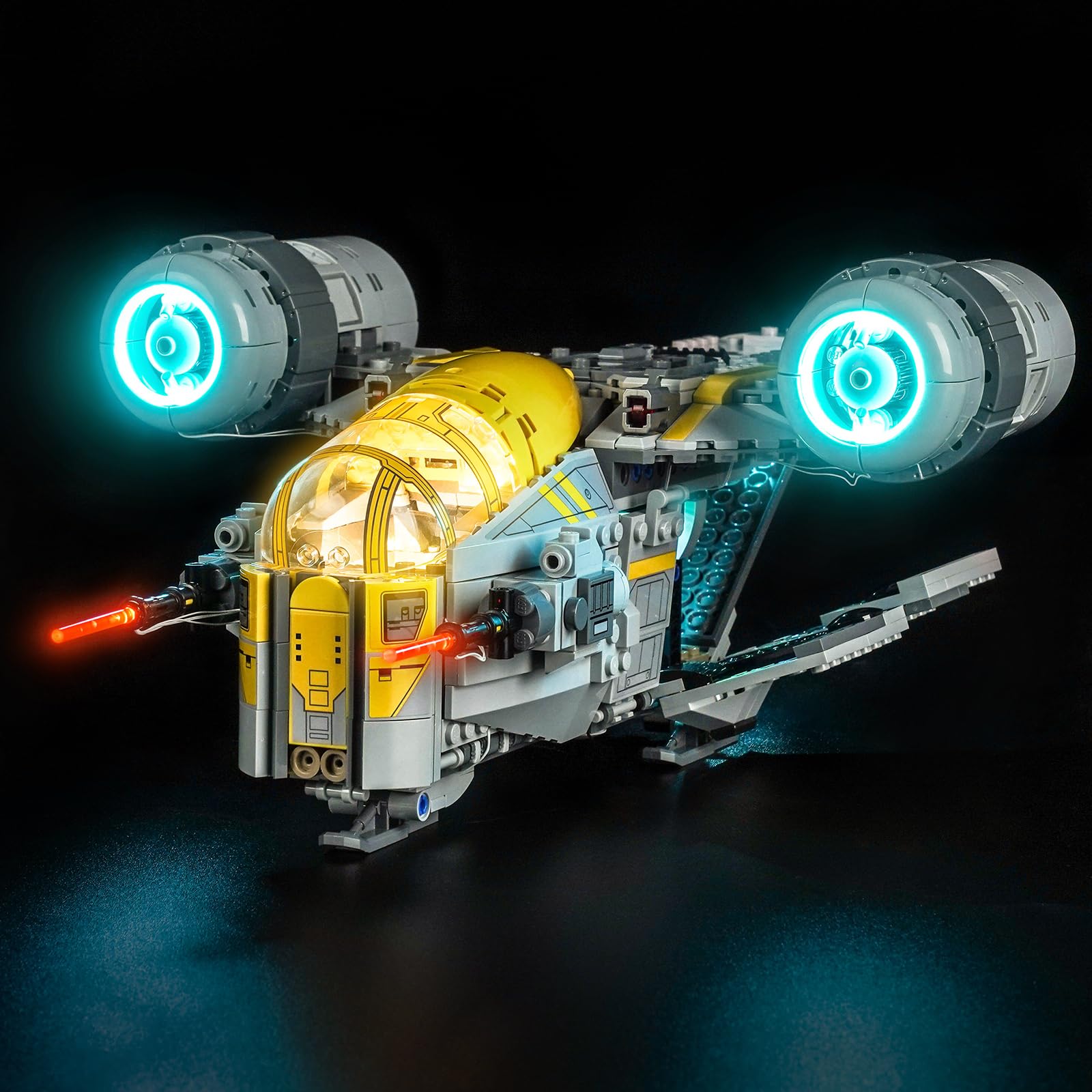Light Kit Compatible with Lego 75447 The Razor Crest (No Model), Decoration Lighting Set Compatible with Lego The Razor Crest Blocks Model — image 1