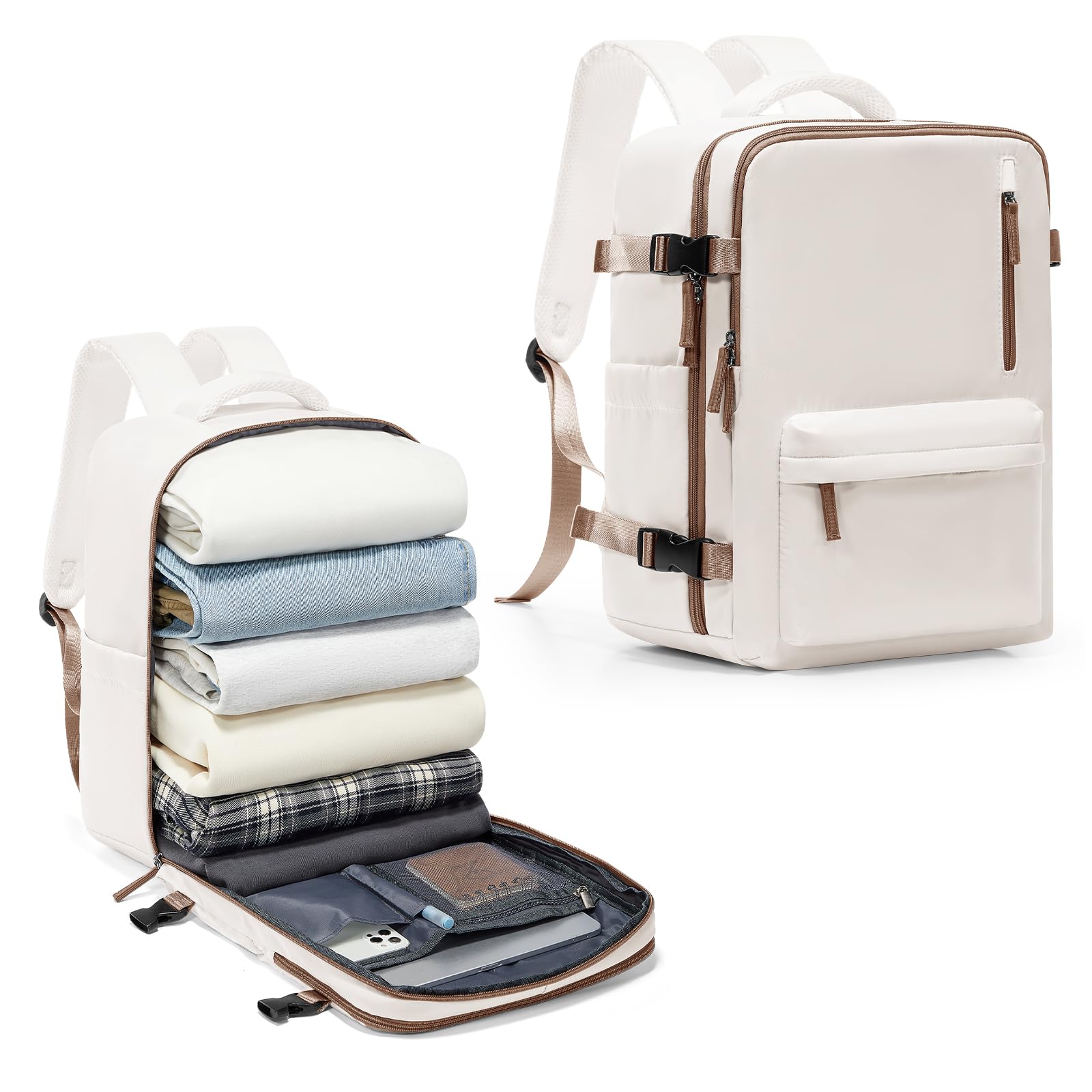 Borse da Cabina per Ryanair 40x20x25 Bagaglio a Mano Zaino Borsa Zaino da Viaggio, Zaino da trekking,da uomo, zaino casual per laptop da 14 pollici per scuola con porta di USB