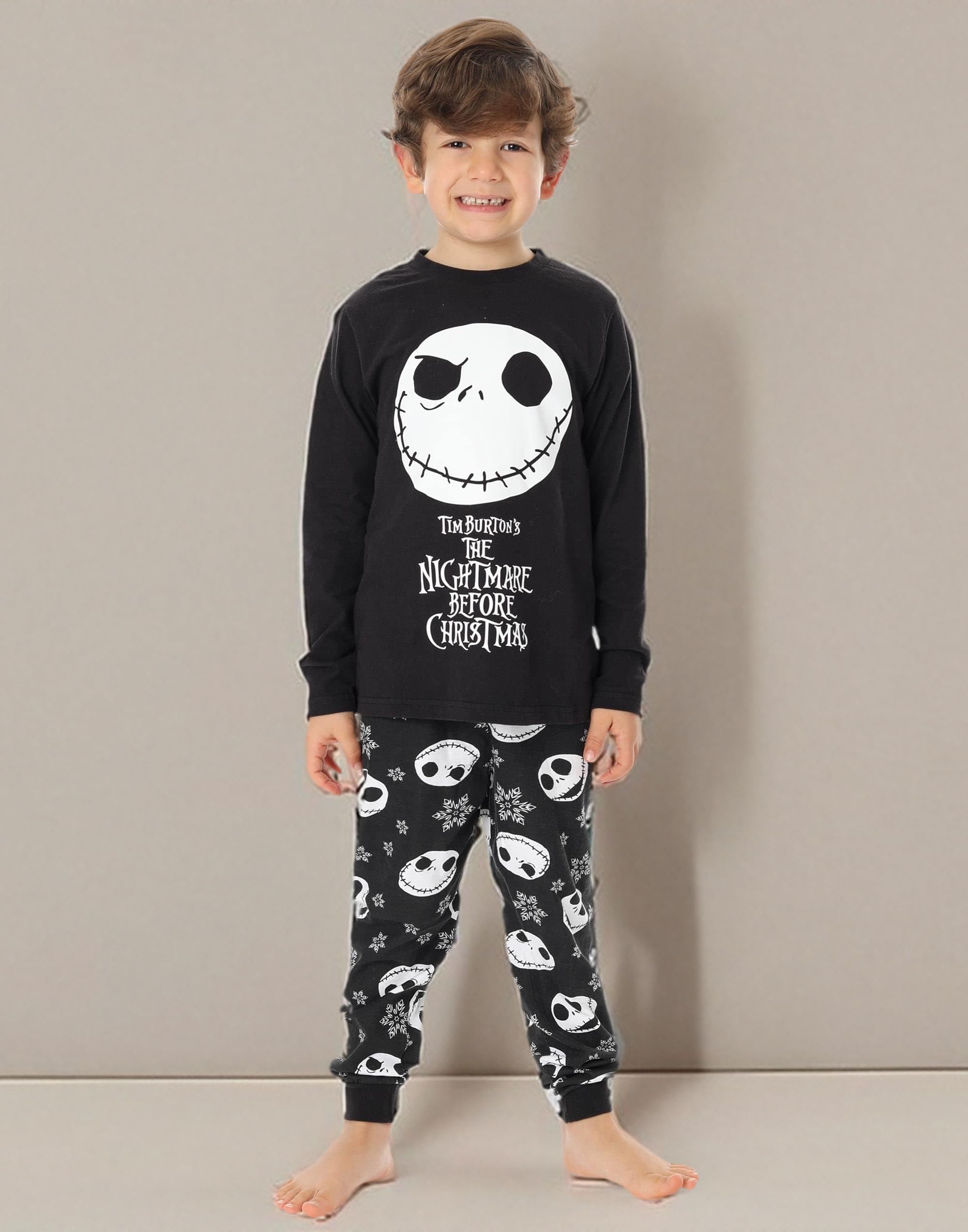 Disney The Nightmare Before Christmas Pigiama Famiglia Uomo Donna Bambini