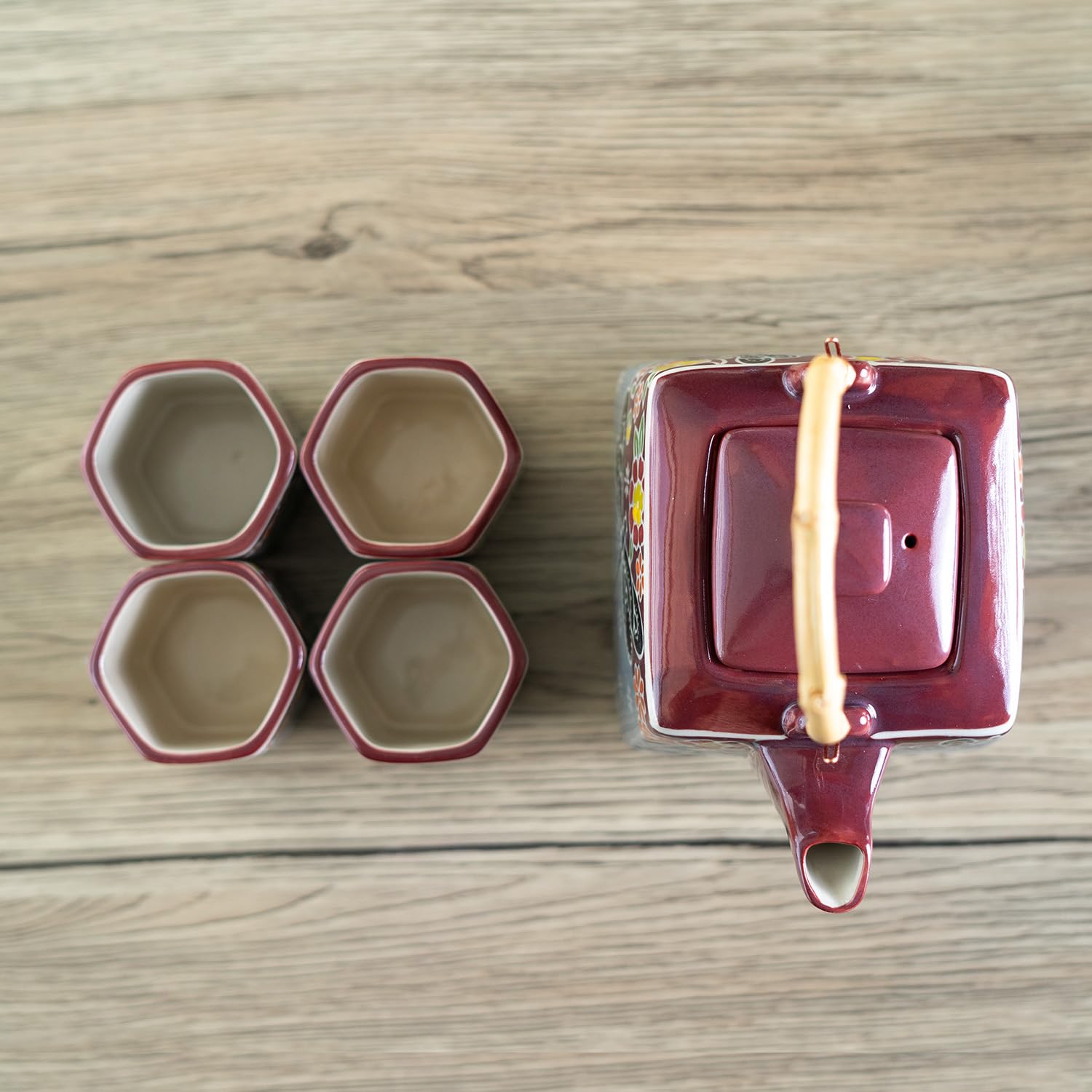 Amazon.com | Urban Tokyo Japanese Style Cube Shape 20oz Porcelain