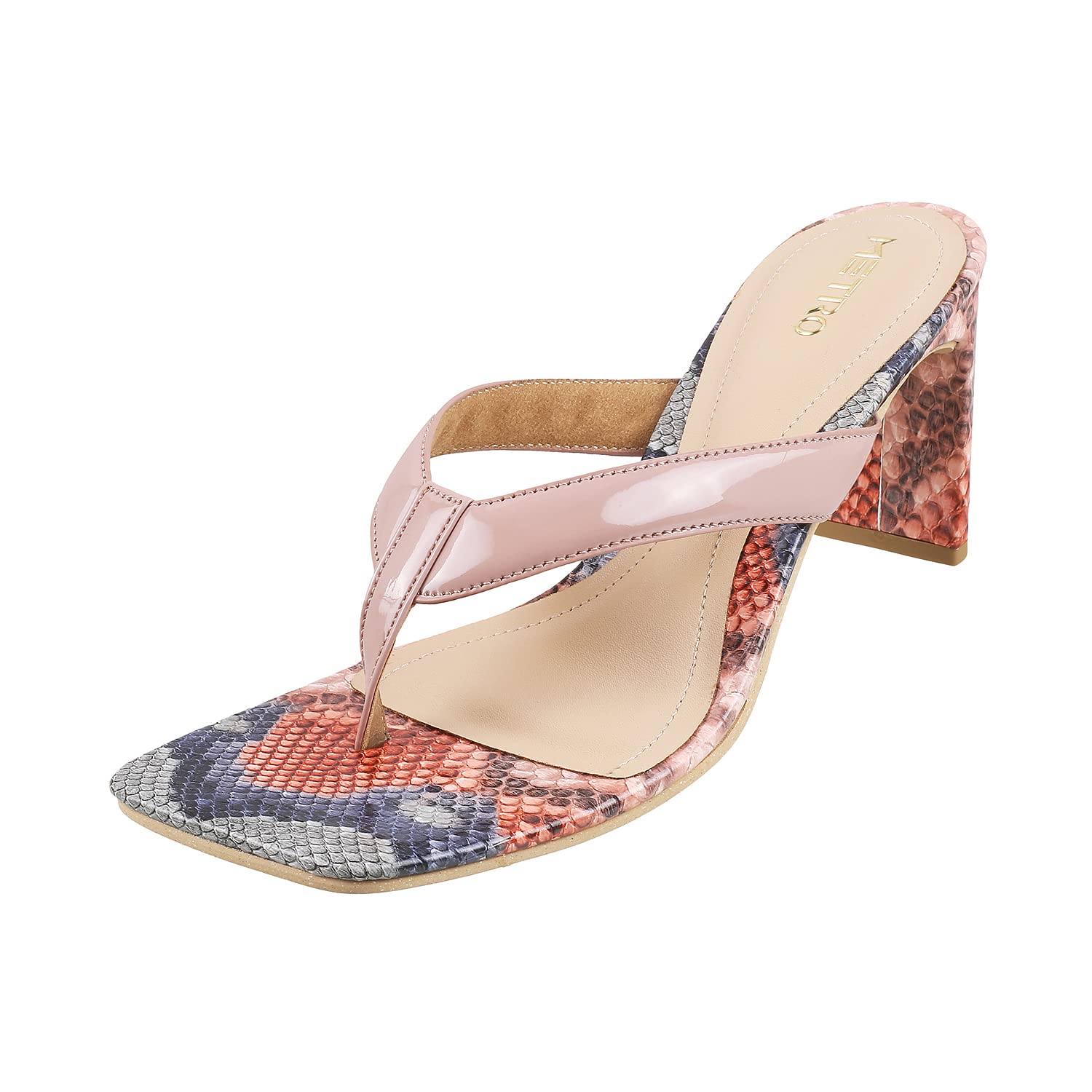 Metro Womens Peach Synthetic Sandals 5-UK 38 (EU) (40-2437) (B09X787NSC) Amazon Price History, Amazon Price Tracker