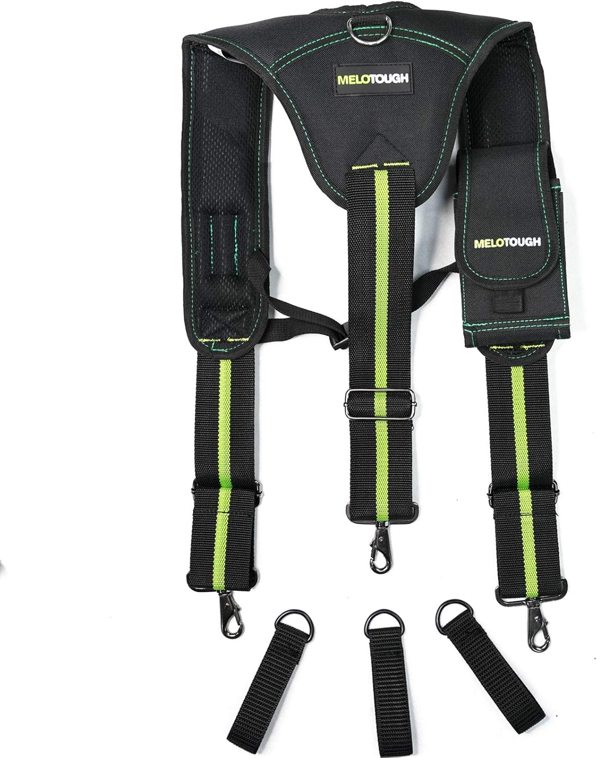 MELOTOUGH Tool Belt Suspenders for Work Belt Suspenders Heavy Duty Padded Suspenders for Electrician/Construction/Farmer - Image 6
