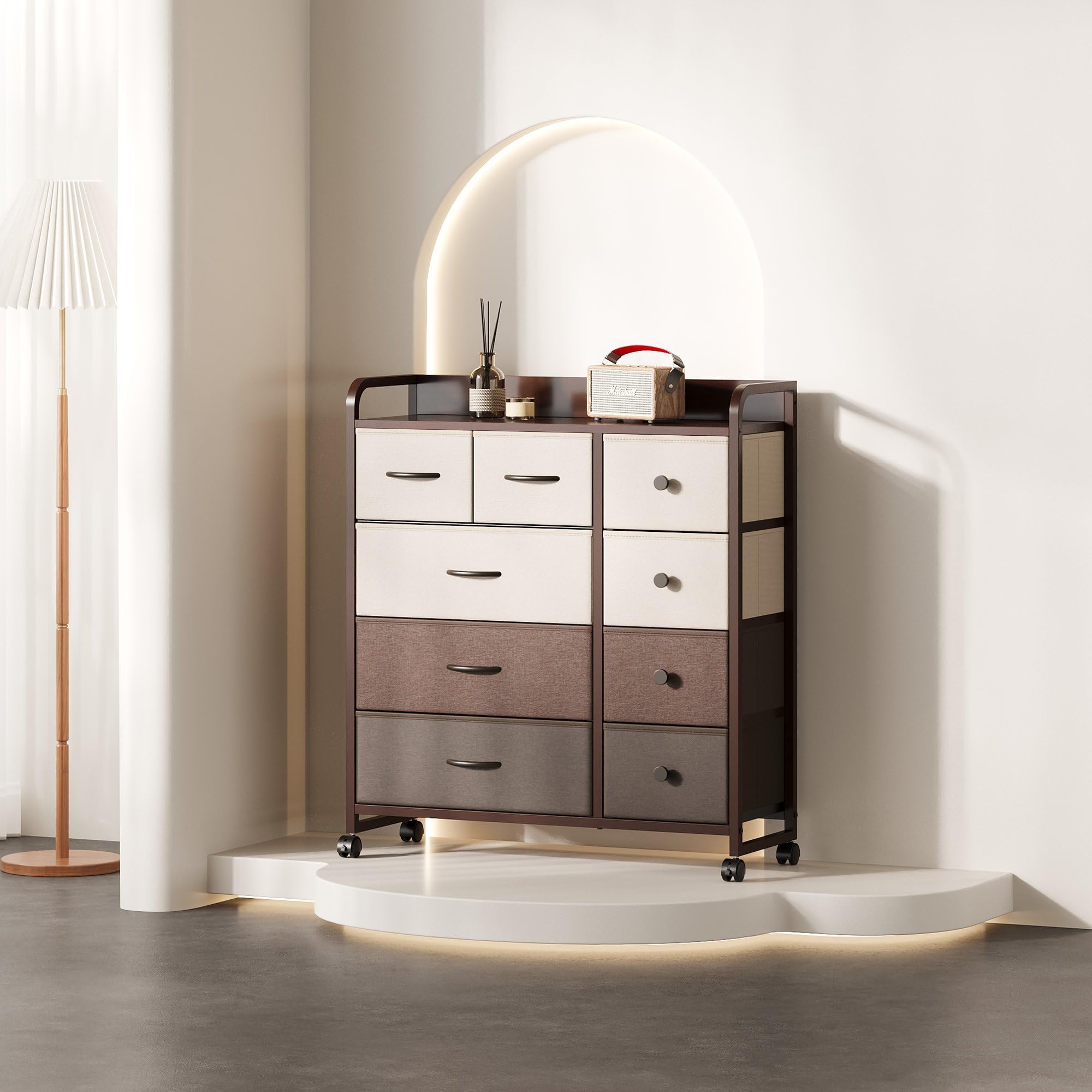 Amazon.co.jp: YeTom Drawer Storage Chest, Clothes Storage