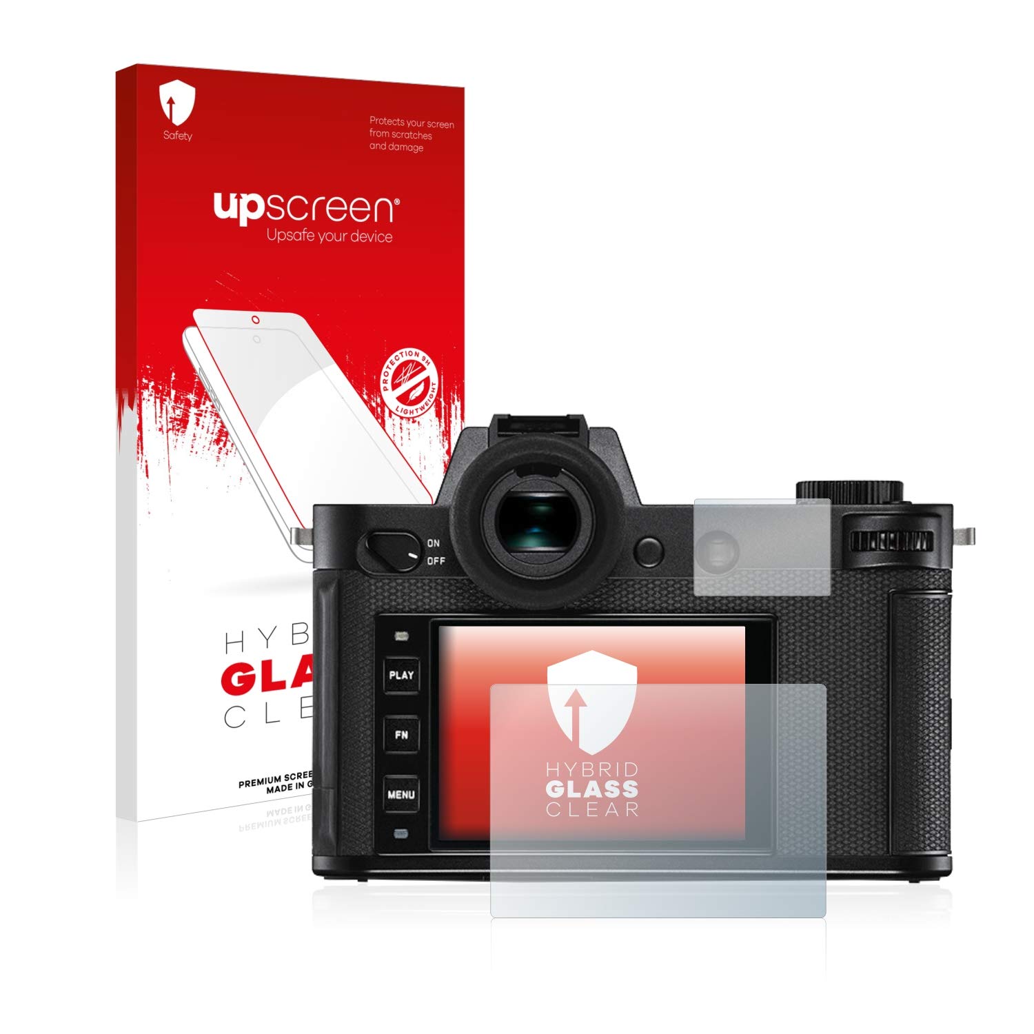 upscreen Pellicola Protettiva per Leica SL2-S Protezione Schermo Hybrid Glass - 9H Durezza