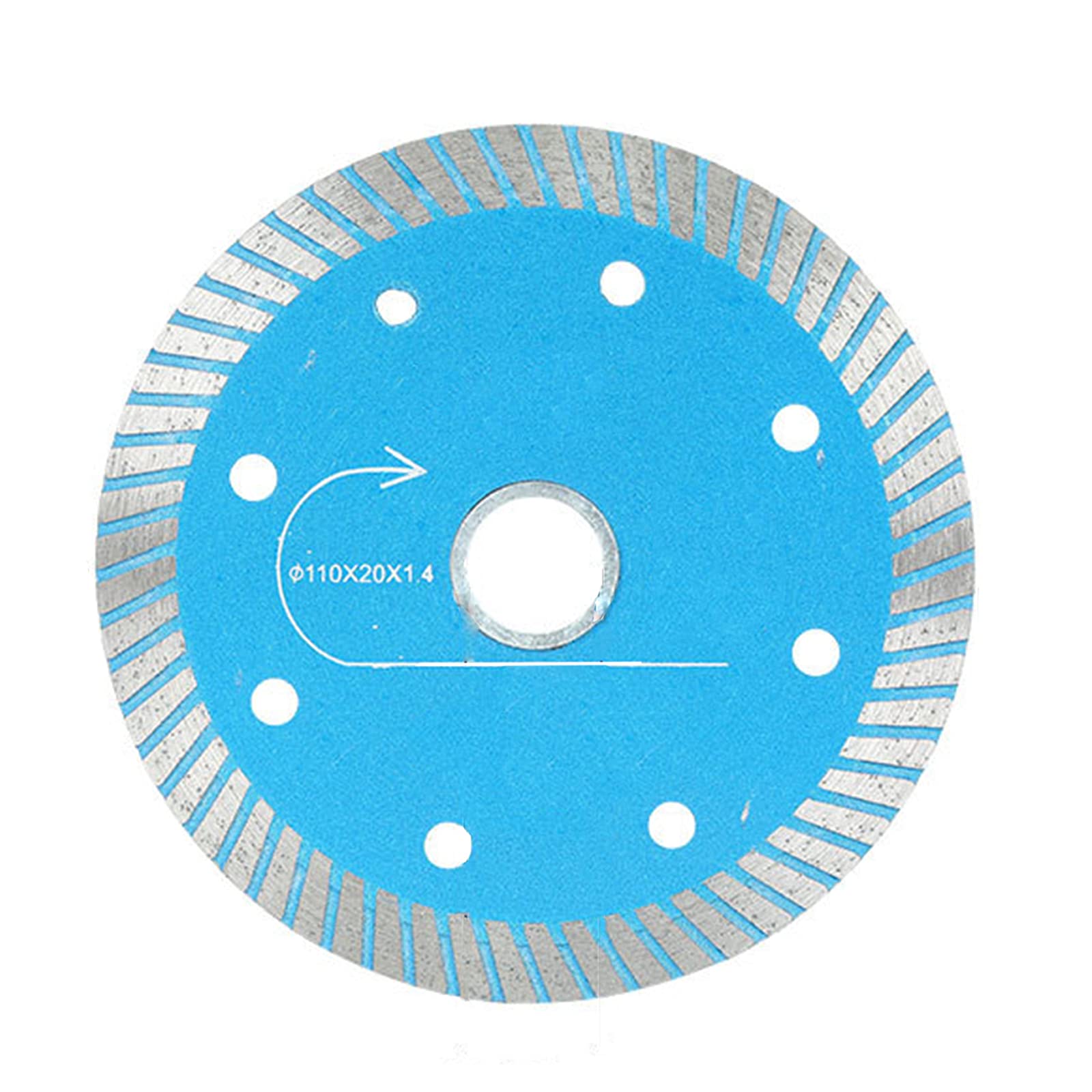 Disco da taglio diamantato, per piastrelle, gres porcellanato, piastrelle da pavimento, piastrelle di ceramica, pietre naturali, blu