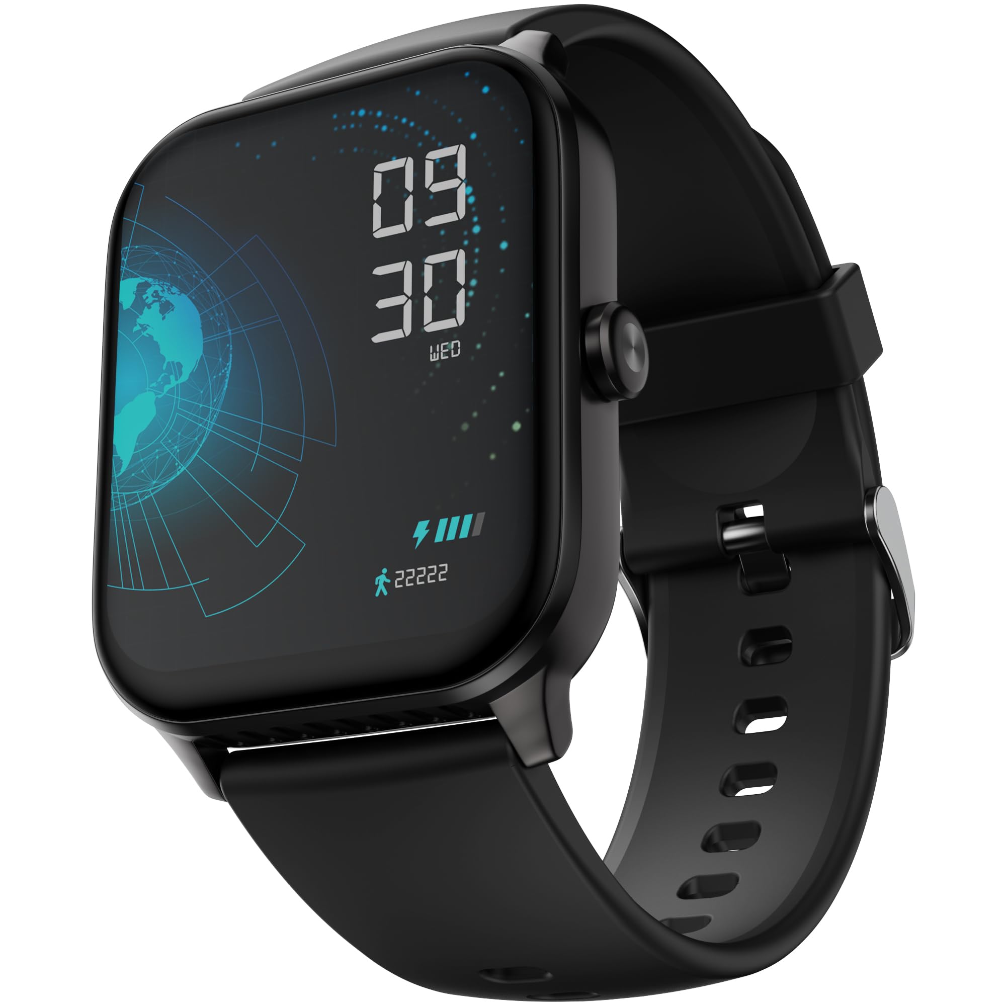 beatXP Marv 1.85” (4.5 cm) HD Display Smart Watch with Bluetooth Calling, AI Voice Assistance, Heart Rate, spo2, Sleep Monitoring, 100+ Sports Modes, IP68 Water Resistance (Electric Black) (B0BZVC8HWL) Amazon Price History, Amazon Price Tracker