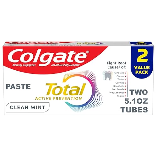 Vista 14 de Colgate Total Clean Pasta de dientes de menta 0.88 onzas (paquete de 4)