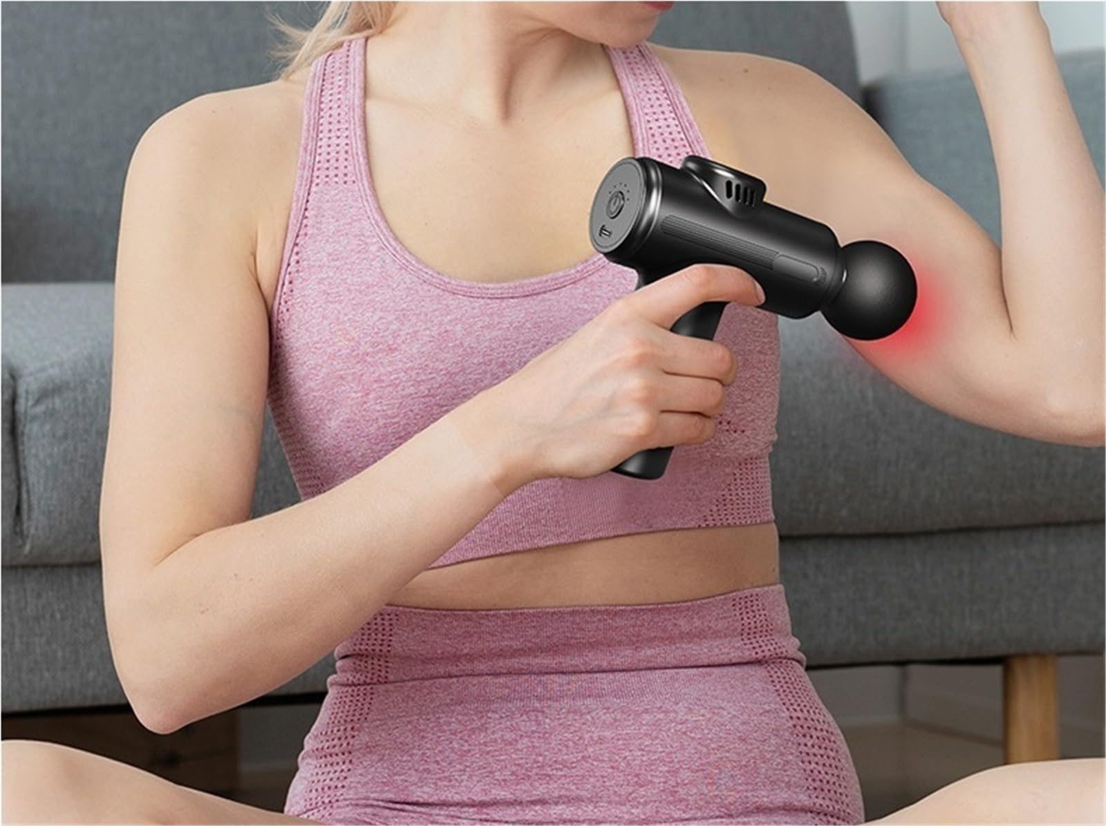Pistola Massaggiante, Mini Massaggiatore Muscolare Portatile Con Pistola Da Massaggio per il rilassamento muscolare