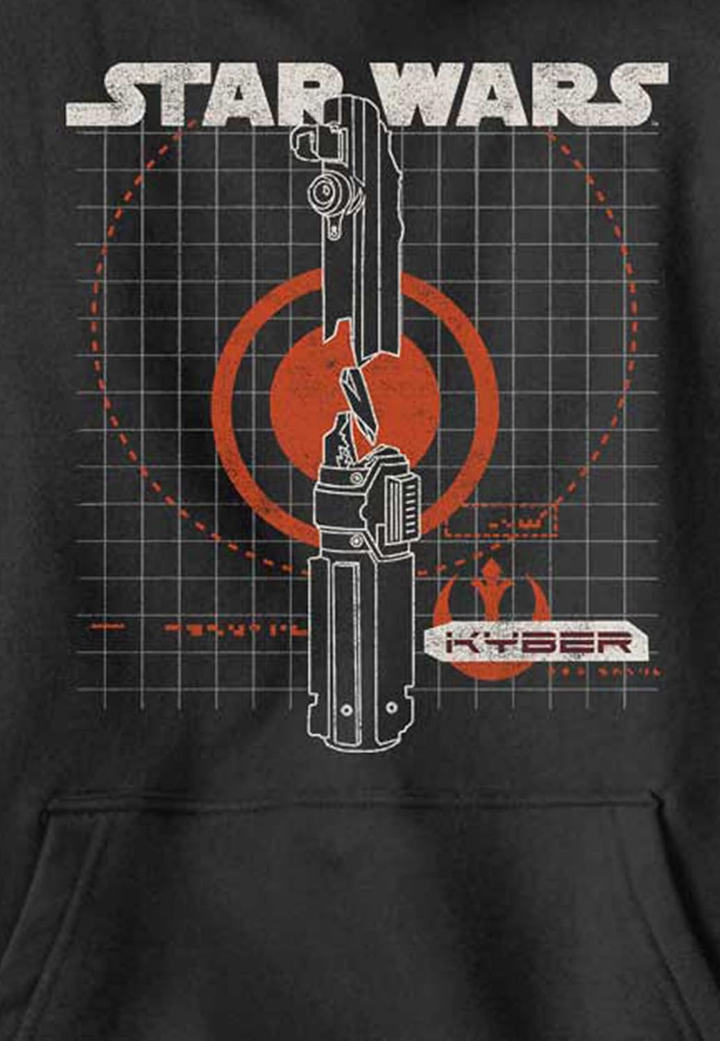 STAR WARS Boy's The Rise of Skywalker Kyber Crystal Pull Over Hoodie