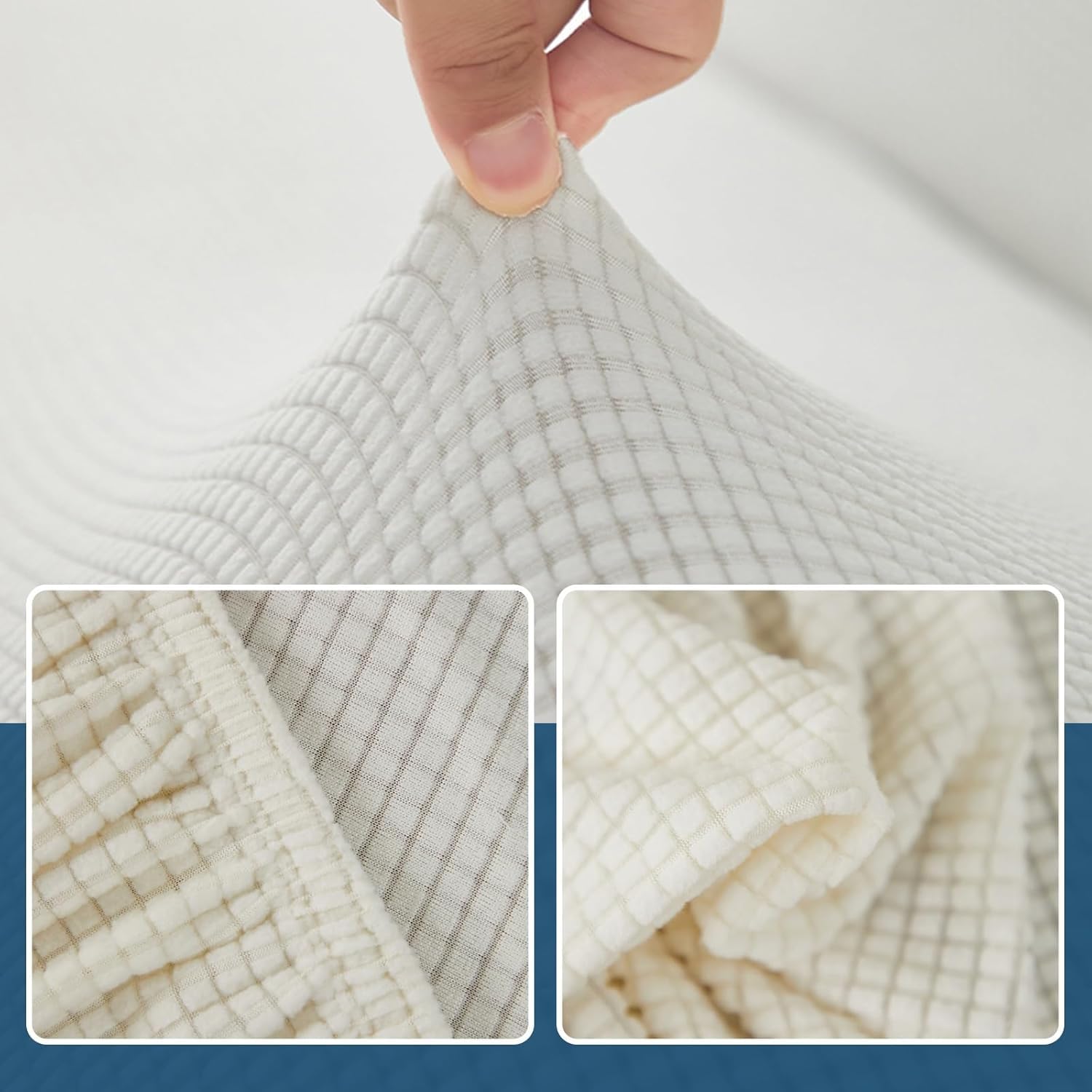Funda para futón, funda elástica para sofá cama plegable, diseño inferior elástico