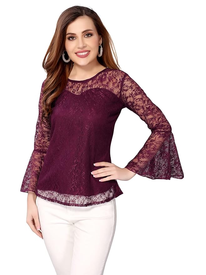 Selvia Womens Regular Fit Party Top at Rs. 169