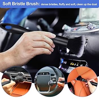 5PCS Car Detailing Brushes Car Wash Slit Brush Clean Seat Detail Brush For Cleaning Car Interior Ext I.801510389