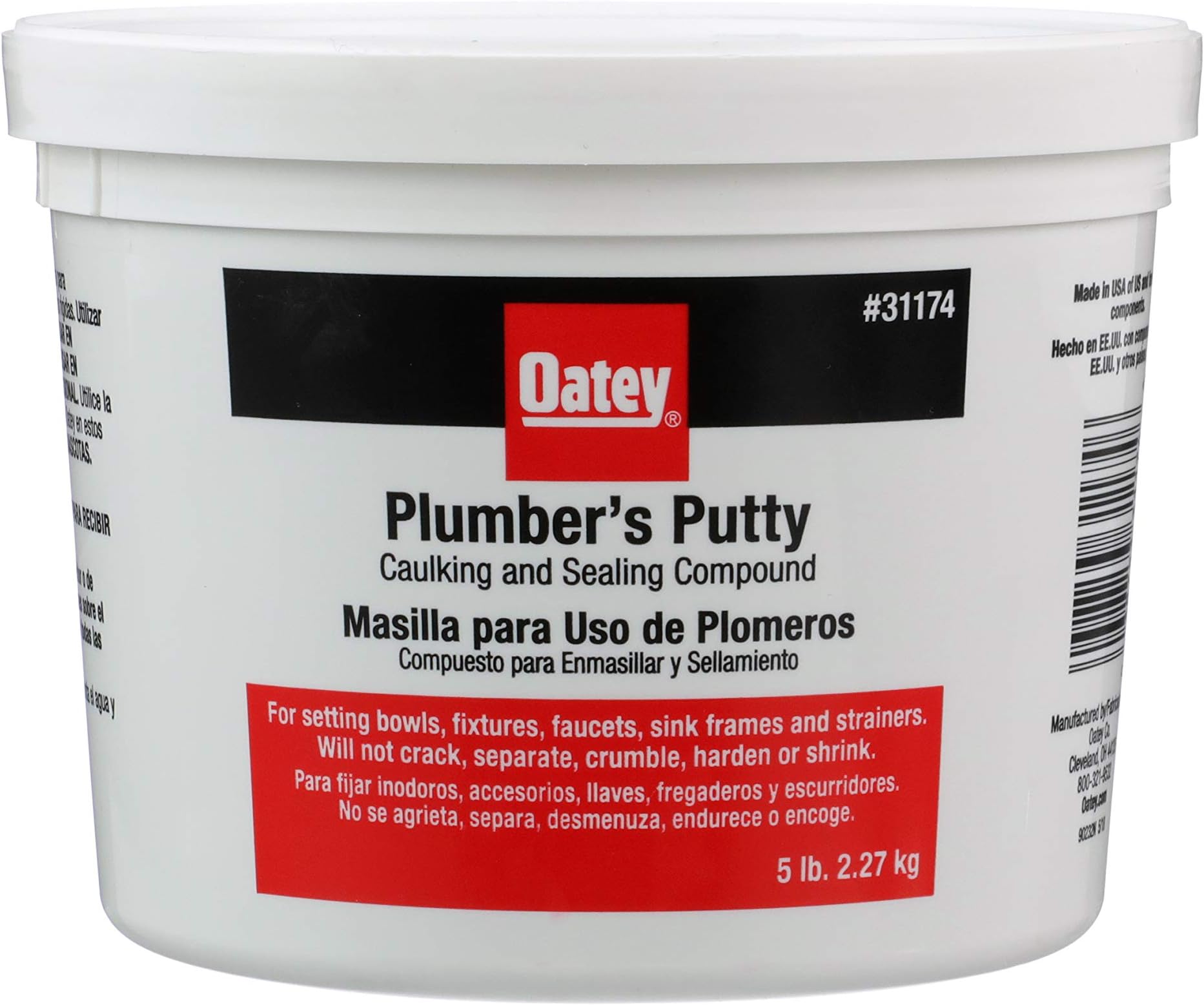31174 5 lb. Flexible Plumber's Putty