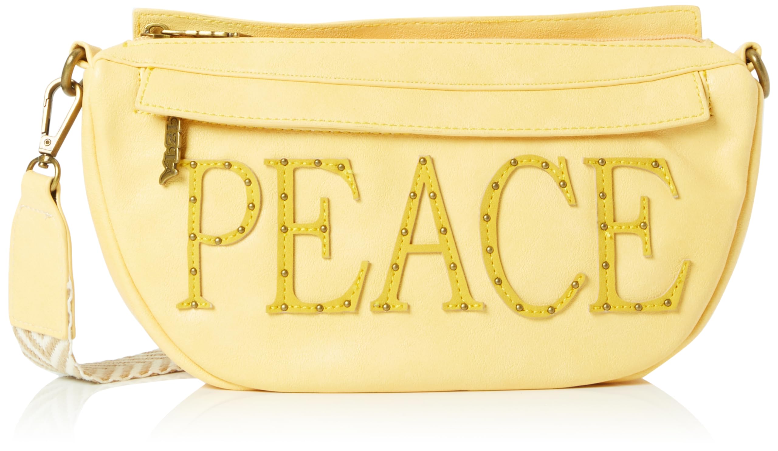 aleva Women's Crossbody Crossover Body Bag, Yellow, One Size