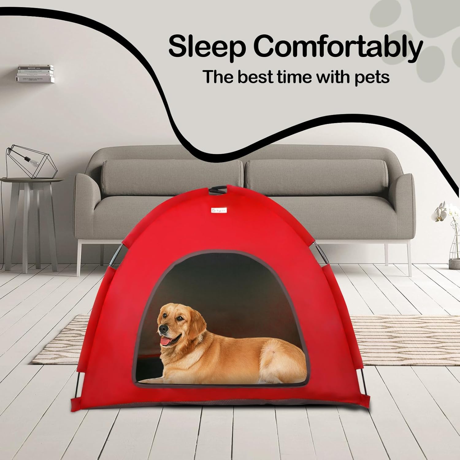 Ultimate Comfort: Review of the Red Waterproof Tent House for Small Pets
