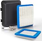 Compatible with Honda Lawn Mower Air Filter GCV160 GVC 190 Air Filter 17211-ZL8-023 17231-Z0L-050 Fit For Honda Mower GCV160 170 Cover For Fuel Pressure Parts Filters Push (Pack 4)