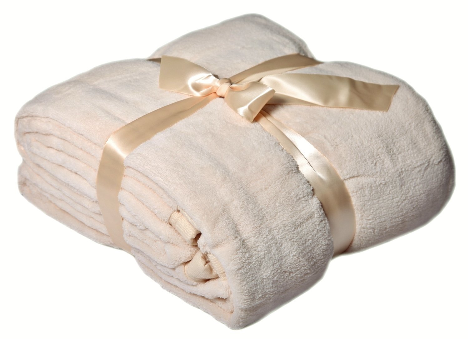 VivaXXL Soft Microfibre Blanket 220 x 240 cm Natural White/écru