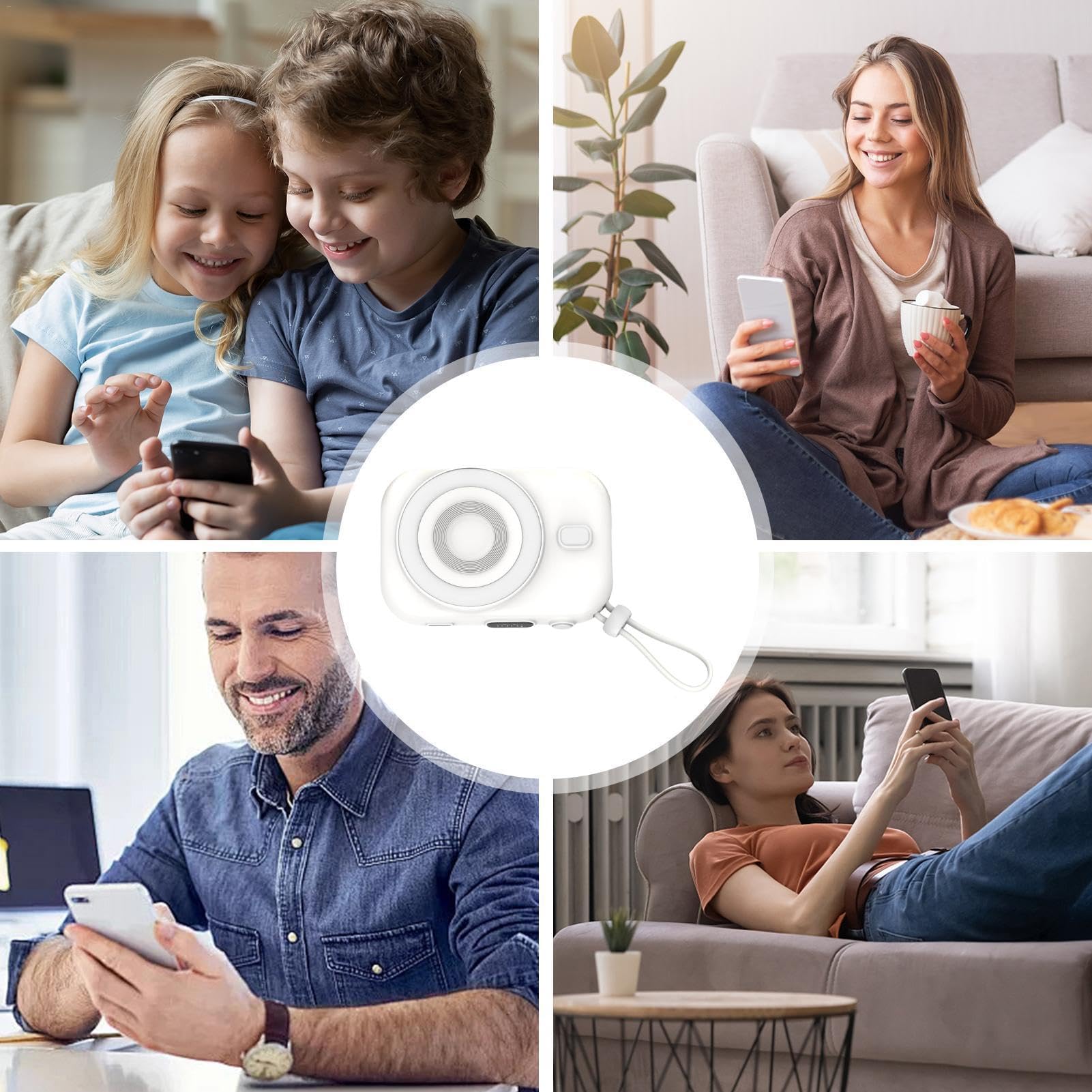 Chargeur portable sans fil, 10 000 mAh, petit chargeur de batterie