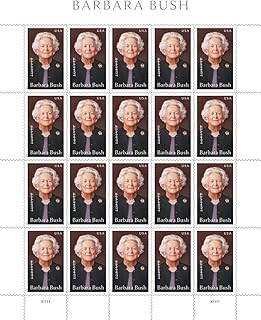 Barbara Bush 2025 (Sheet of 20) First-Class Mail Forever Postage Stamps