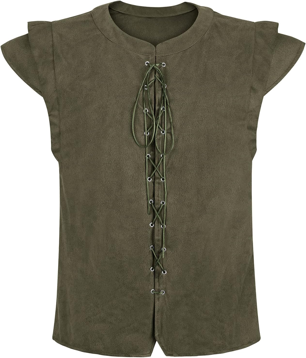 Pirate Vest Renaissance Costume Men Vest Medieval Pirate Costume Viking Tunic Vest