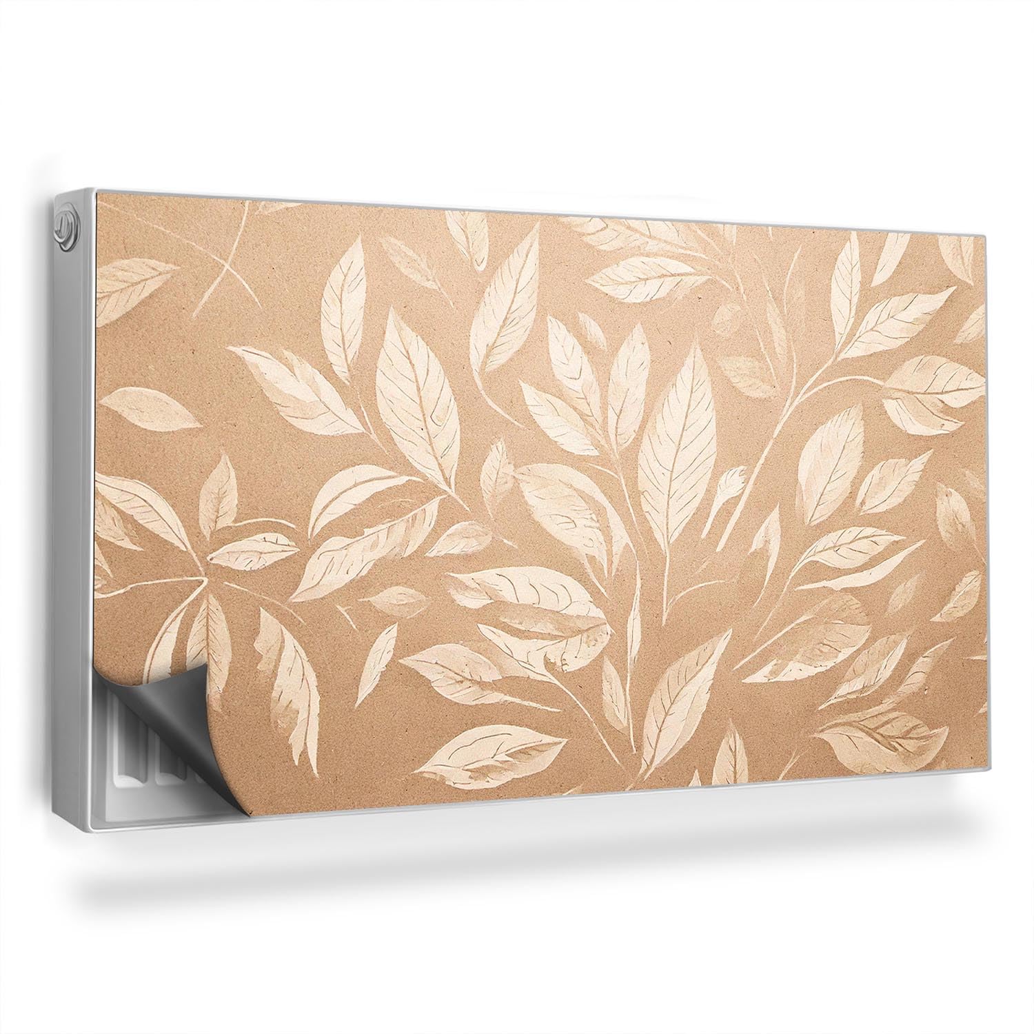 Couverture magnétique radiateur 110x60 cm décorative feuilles lumineuses