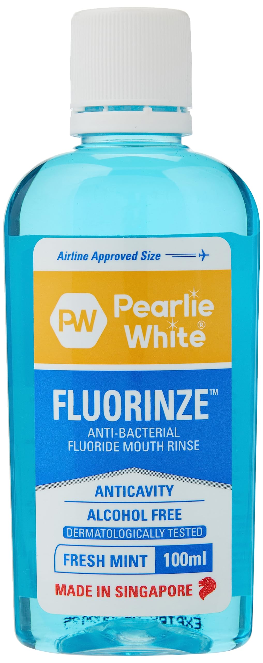 Pearlie White Fluorinze M.Wash100Ml