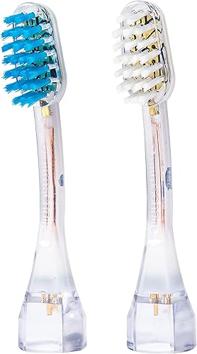 Platinum - Accesorios de cabeza de cerdas de 4 pines - Cabezales de repuesto para cepillos de dientes eléctricos. Limpia con ondas de ultrasonido