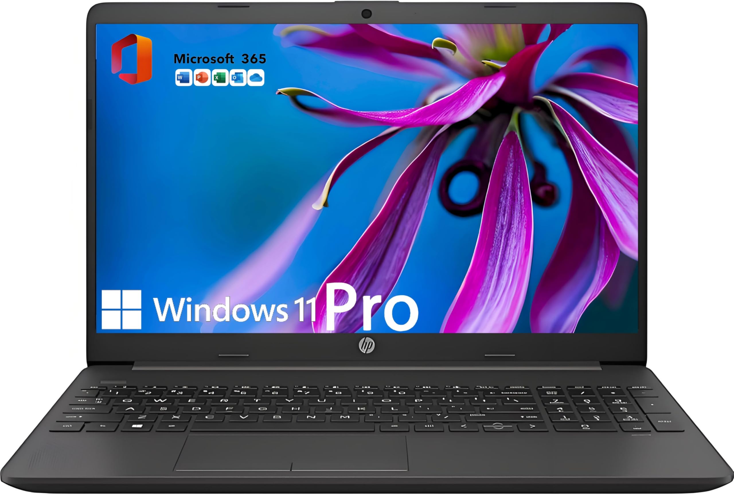 15.6" FHD Laptop Computer Student and Business • The New Version for Everyday Use • AMD Dual-Core Silver CPU • 8GB RAM • 256GB PCIe • Type-C • RJ-45 • 1Yr Office 365 • Windows 11 Pro