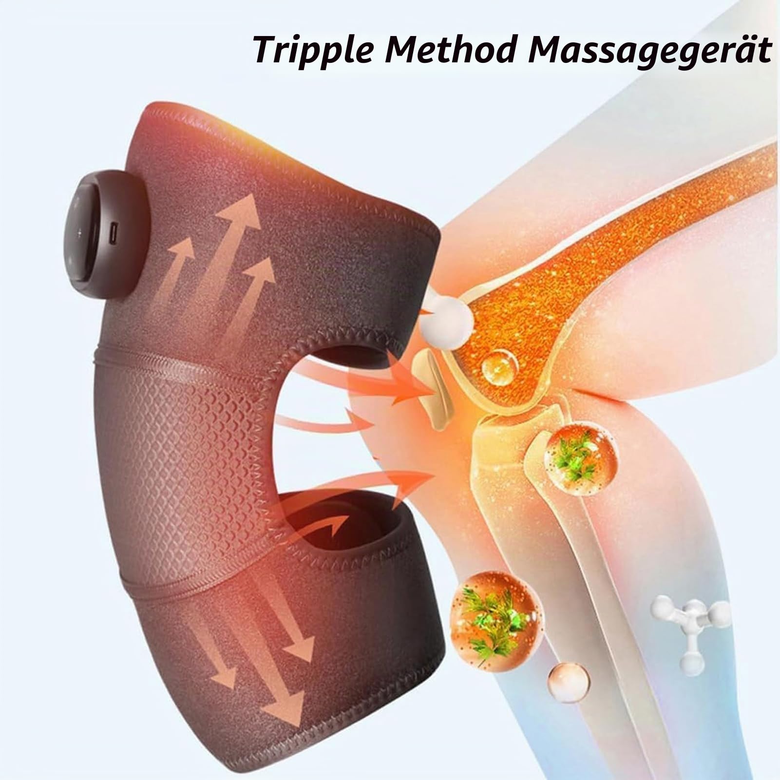 Hewelth Triple Method Shoulder Massager, Tragbare Beheizte Schulterstütze mit Vibrationsmassage & Kompression, Elektrische Schulter-Massagegerät mit 3 Heizstufen für Damen, Herren