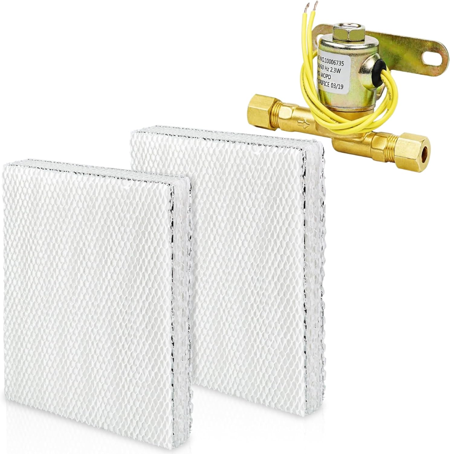 Humidifier Water Solenoid Valve 4040 Yellow and 45 Water Panel