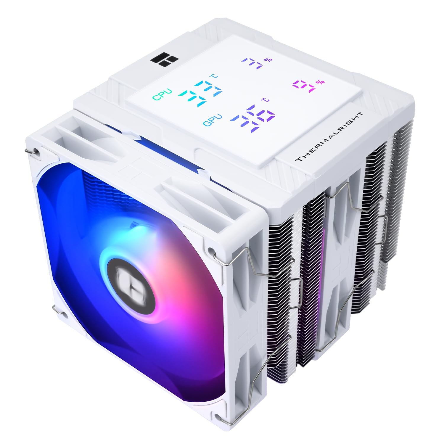 TR-Peerless Assassin 120 Digital ARGB White CPU Cooler Air with 6X6mm Heatpipes
