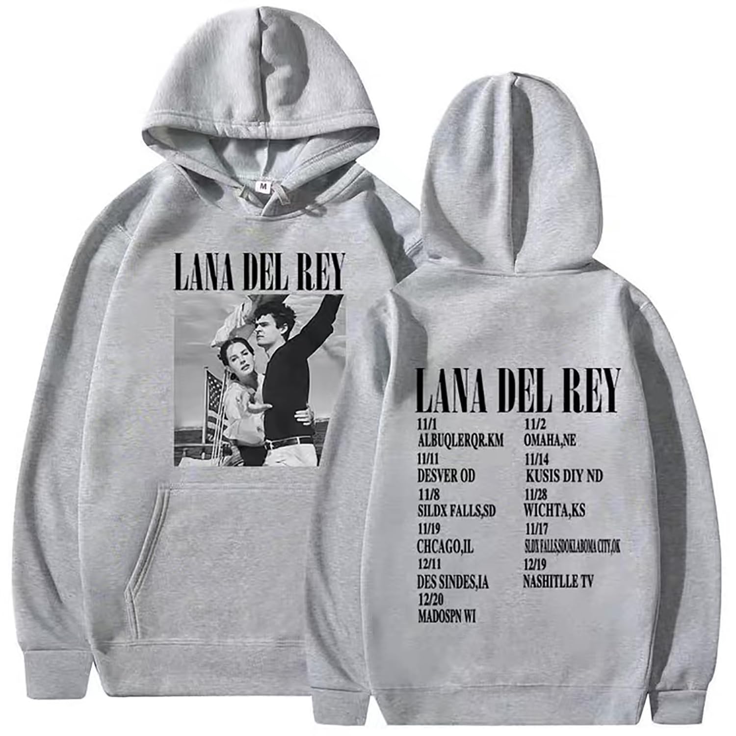 FJKPHoodie Women Oversize Hooded, Lana Del Rey Print Women Men Hoodie Sweatshirt, Hoodie Hip Hop Streetwear Urban Pullover Unisex Casual Jacket