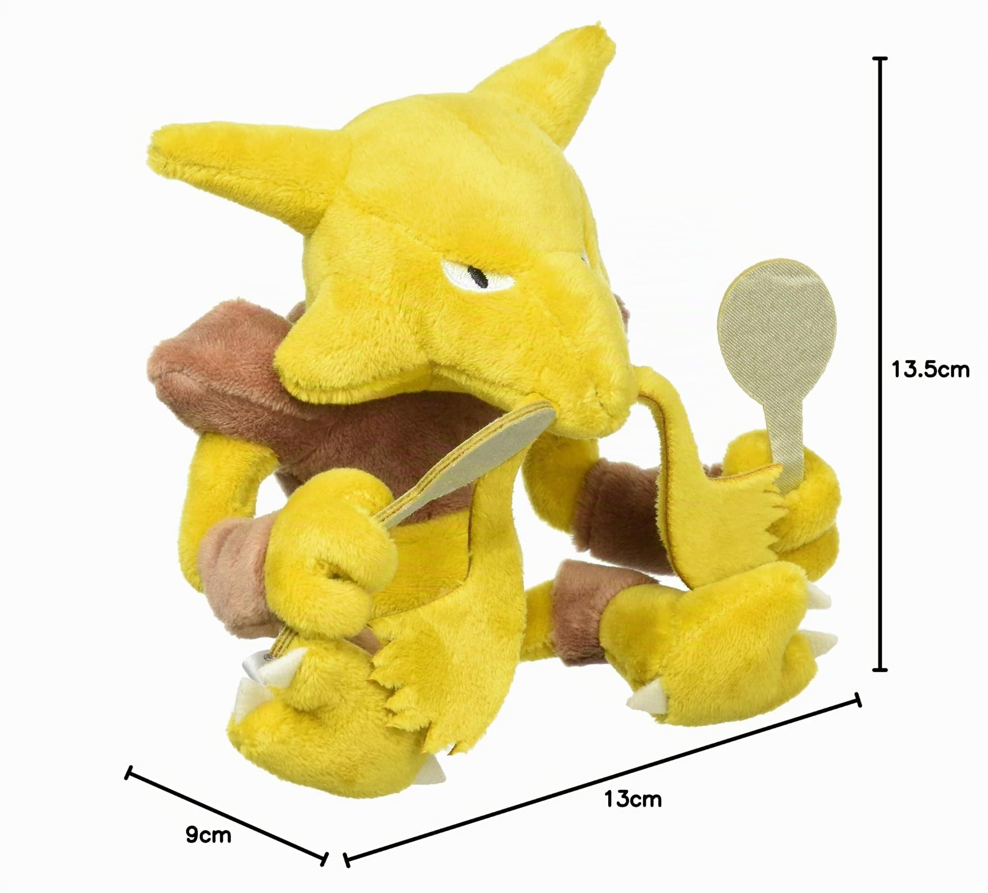 Pokèmon Center Original Fit Alakazam Alakazam Simsala Plush Peluche Plüschtier