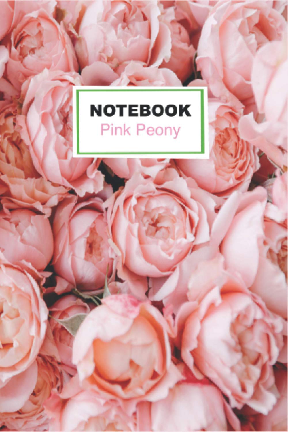 Pink Peony Notebook: Pink Peony Notebook: Peonies Flowers Notebook 6 x 9 in (15.24 x 22.86 cm)