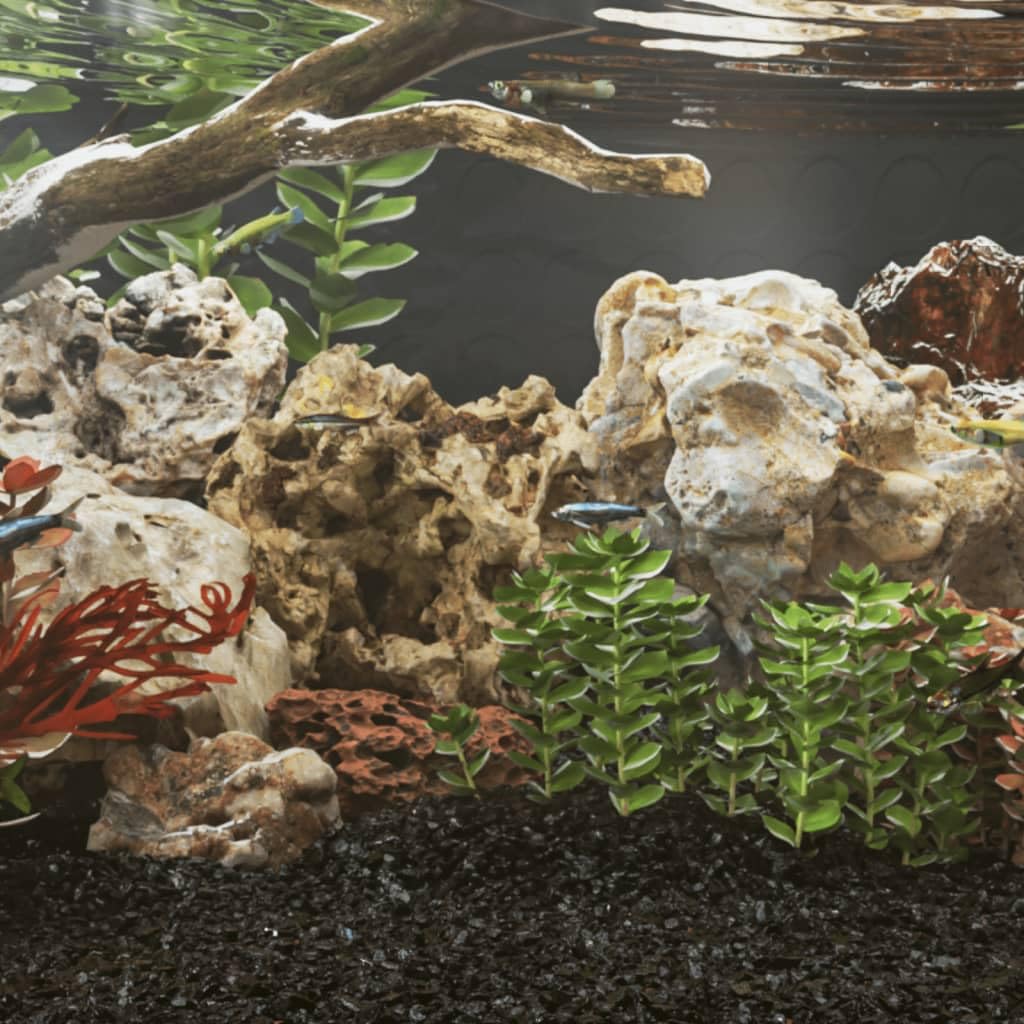 Piedras de dragón para acuario, decoración gris, 25 kg, 10-40 cm, rocas con cuevas y escondites, ideal para aquascaping, cuencas de agua dulce, camarones, peces y decoración de terrarios