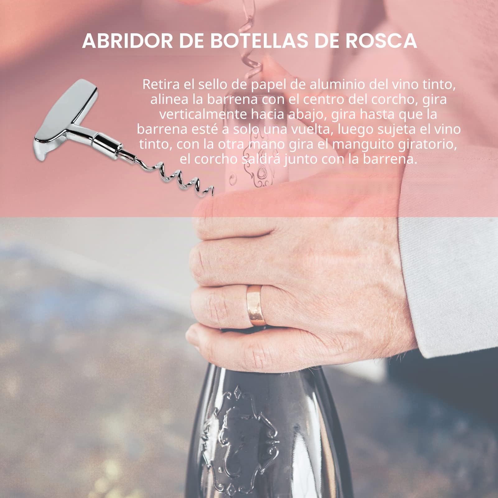 Juego De Abridor De Vino, Abridor De Botellas De Pelota De Golf, Abridor Manual De Botellas De Vino, Kit De Sacacorchos Con Mango De Aleación De Zinc, Para Boda, Cumpleaños, Día, Juego De Regalo De Vi
