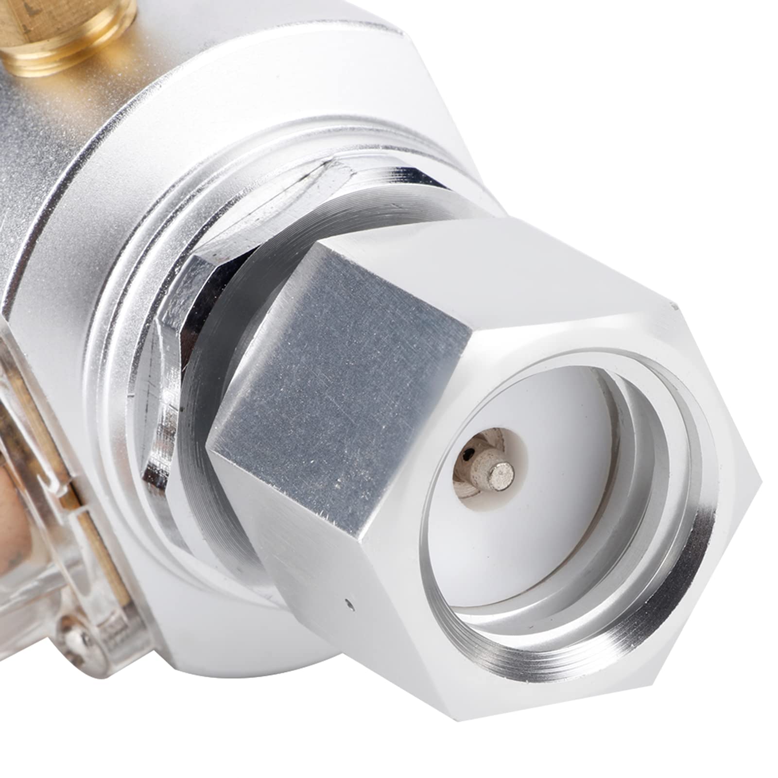 Reduktor Gazu CO2 Adapter Zaworu Redukcyjnego Ciśnienia Wody Sodowej Butelka Napoju Gazowanego Akcesorium do Ciśnieniowego Piwa Domowego Wykonane Jakościowo Regulator Gazu Zawór Regulacyjny