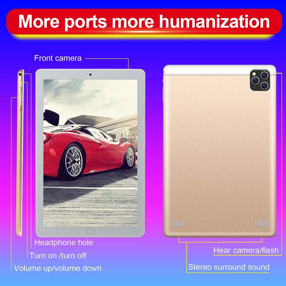 Octa Core Touchタブレット 1280x800 HD IPSディスプレイ、1GB RAM + 【20th】 