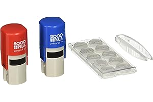 x stamp Self-Inking Office Stamp Kit with 10 Office Themed Messages