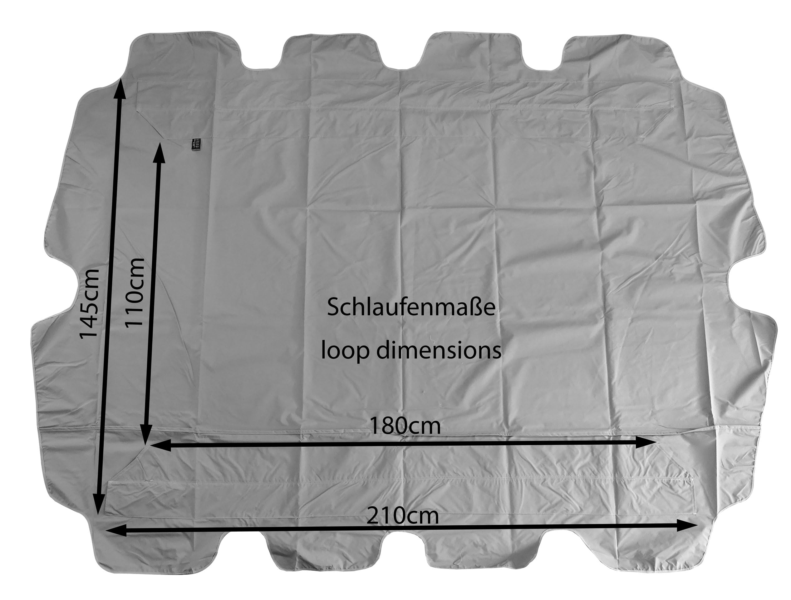 Schommelbank Met Luifel - 3-zits Tuinschommel - Met Zitkussen Hollywood Schommel Donkergrijs