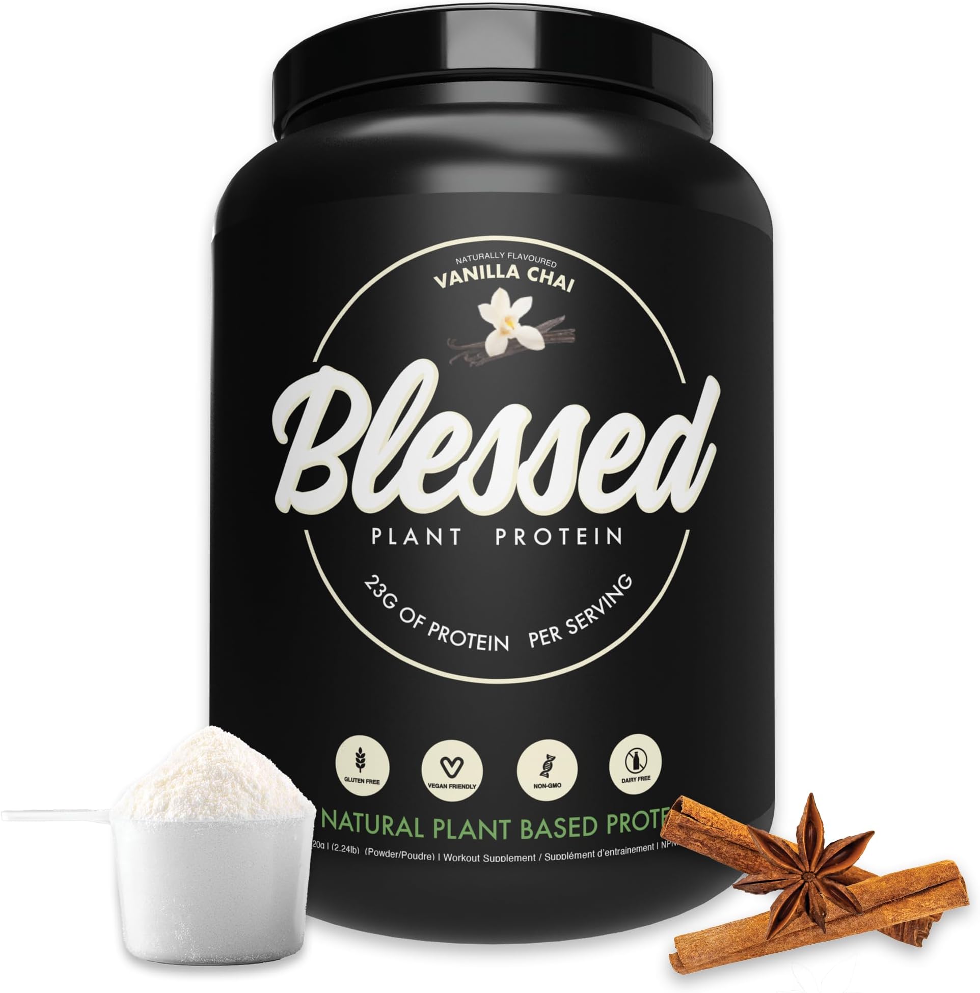 BLESSED Vegan Protein Powder Plant Based Protein Powder