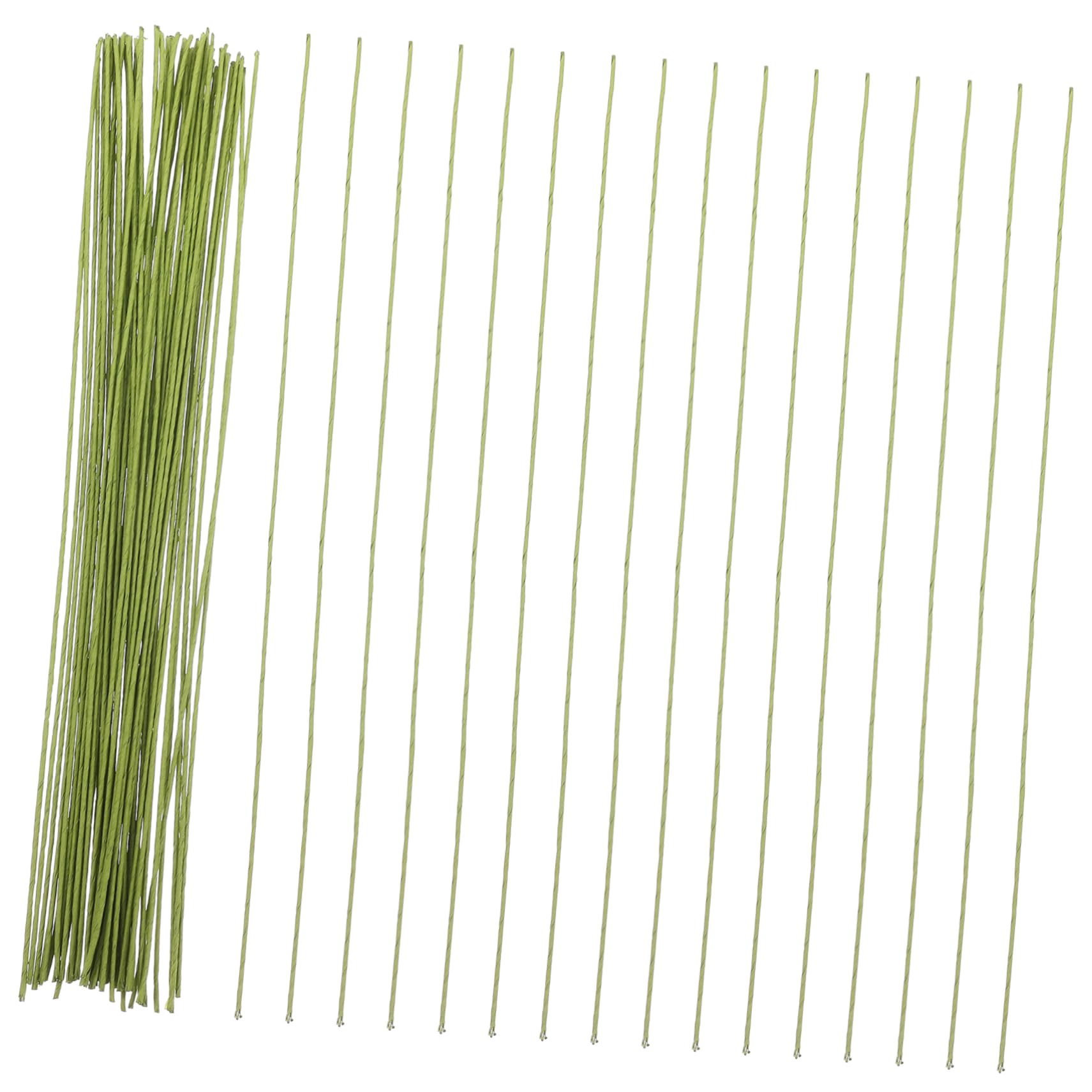 Operitacx Flower Arranging Wire 200pcs Paper Wrapped Iron Wire Essential for Realistic Floral Designs Malleable for Easy Shaping Versatile for Home Events