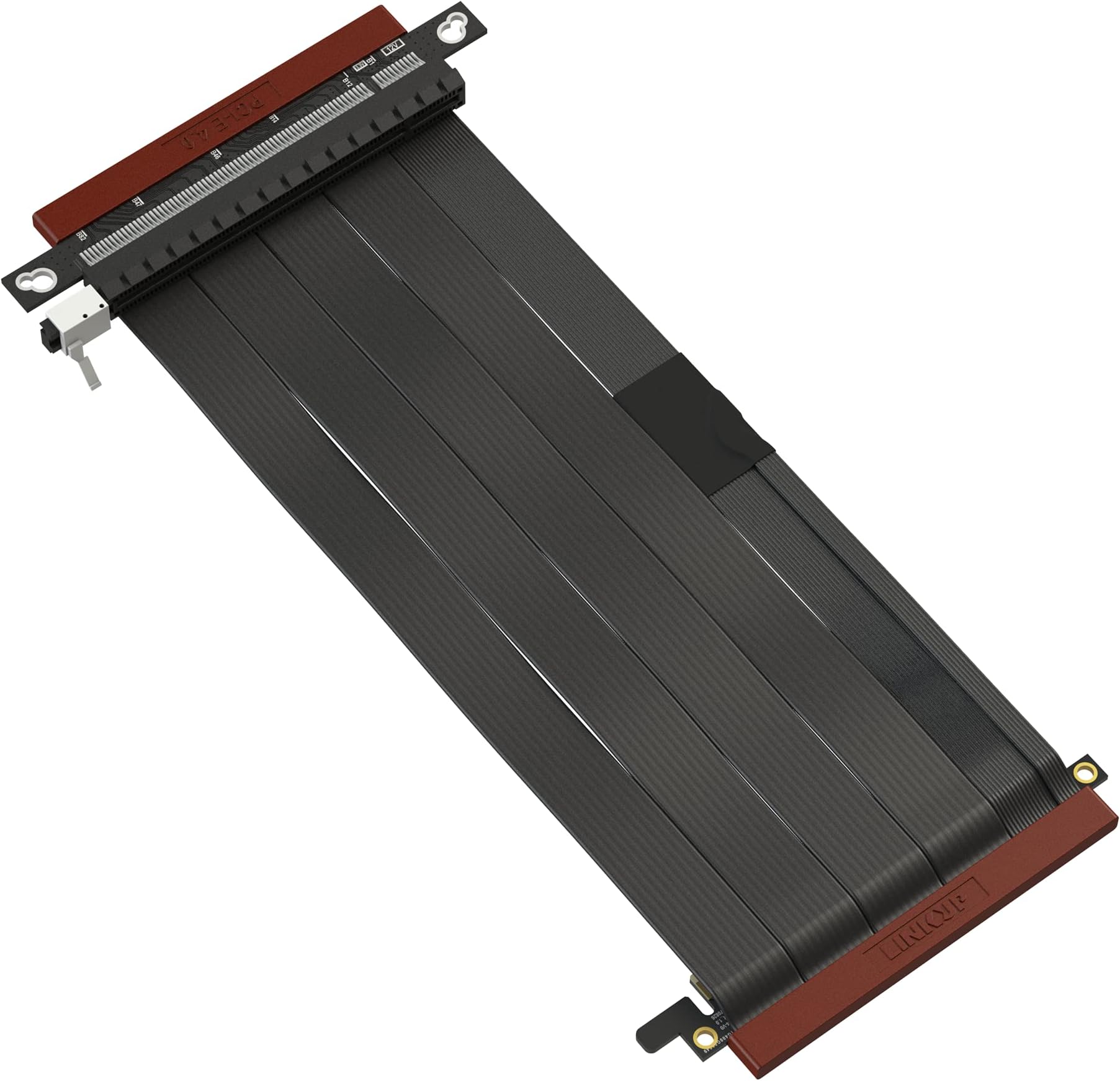 LINKUP Ultra PCIe 4.0 X16 Riser Cable [RTX4090 RX6950XT x570 B550 Z690 Tested] Ultra Fast Shielded Vertical GPU Mount for Gaming PCI Express 4th Generation | Dual Reverse Connector (19cm) Designed for