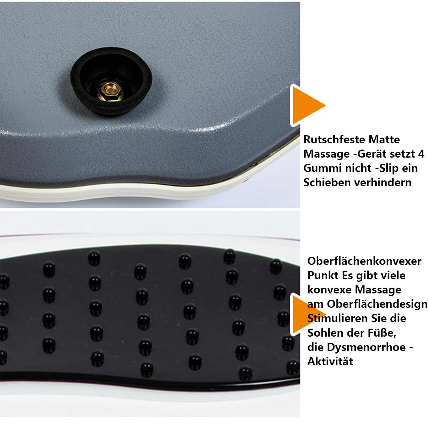 Stimolatore della circolazione delle gambe, massaggiatore multifunzione per piedi e gambe, massaggiatore elettromagnetico per piedi con cuscinetti elettrodi e per migliorare la circolazione sanguigna
