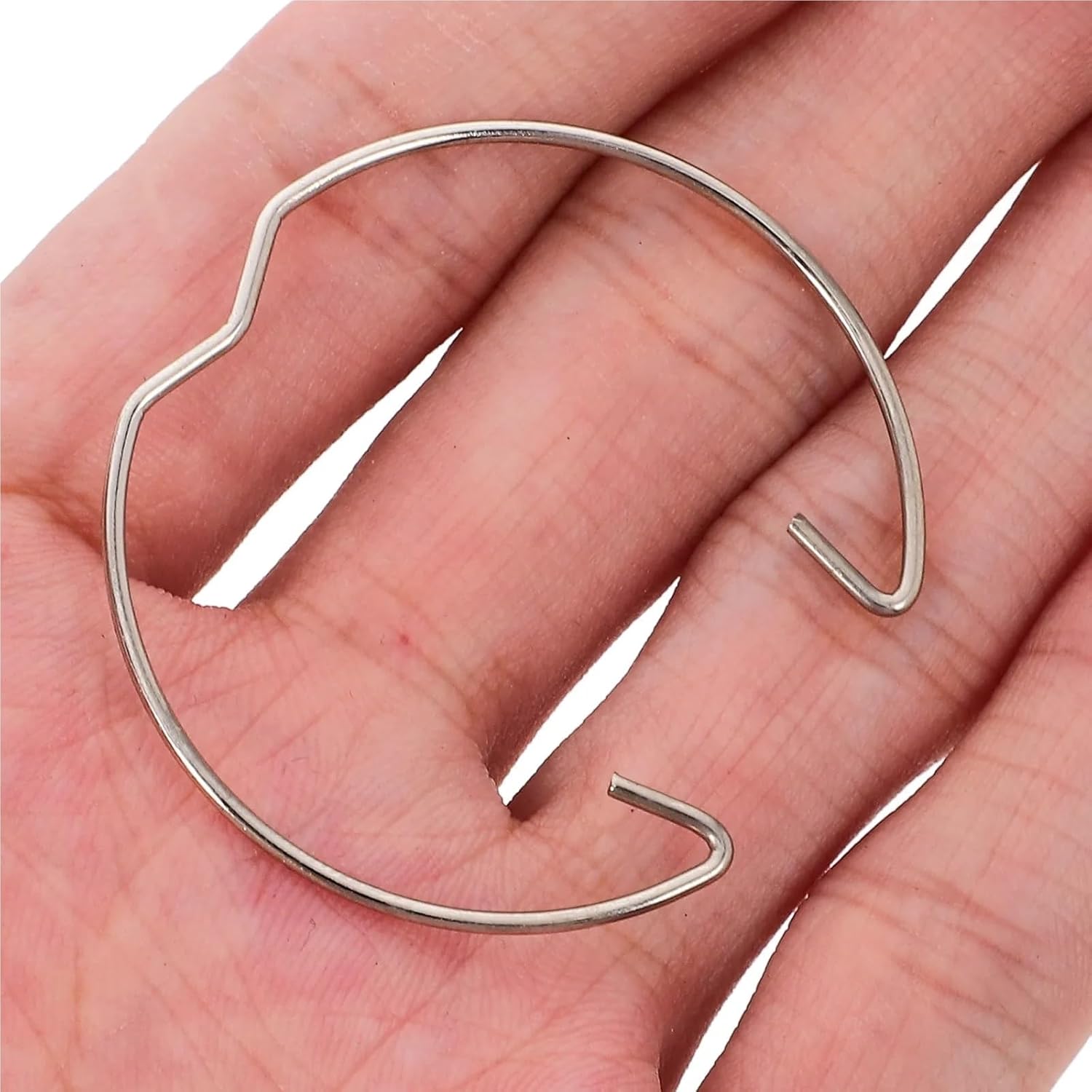 Recessed Light Clips 40 Pcs Mr11 Retaining Spring Rings Clasp Lampshade Frame Compatible with Mr16 Downlight Panel Lamp Clip Bulb Holder(3.5X3.2X0.1CM)