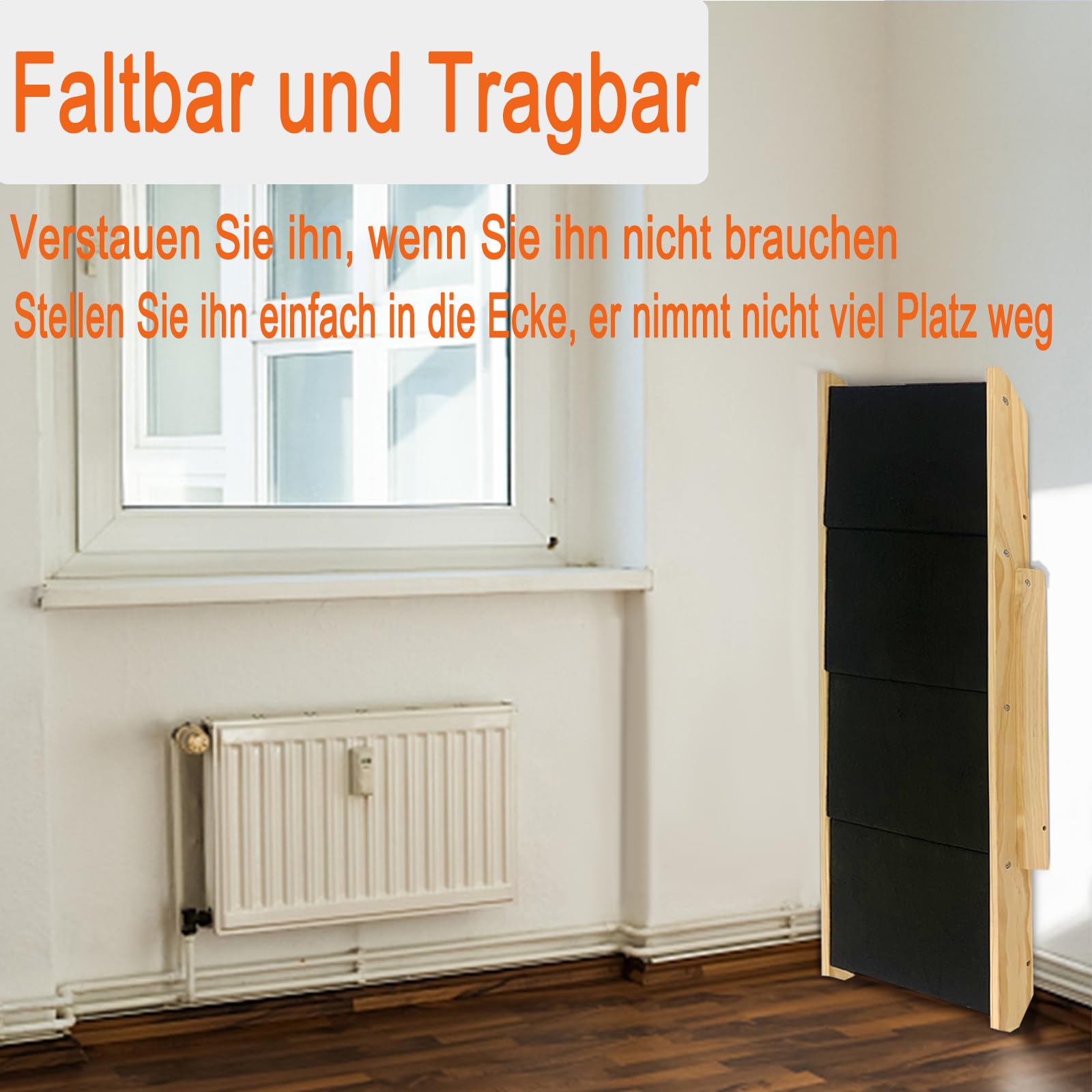 Hunderampe 2 in1 Haustiertreppe 100cm Faltbar Hundetreppe Rampe Hund Anti-rutsch Petwalk Hundeleiter Auffahrrampe Tiertreppe Hundeleiter Katzentreppe, 100x46x63cm (Typ B)