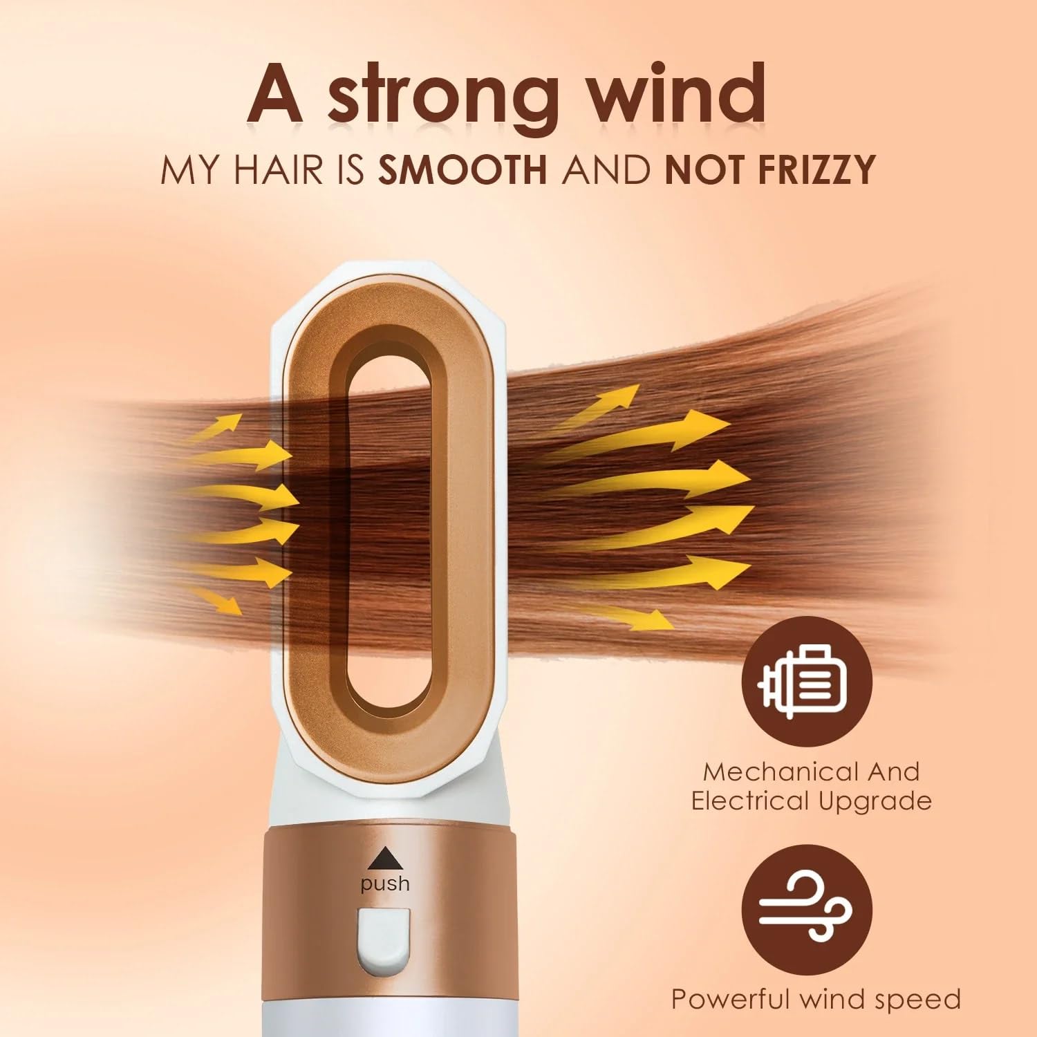 Amazon.co.jp: 6 in 1 ヘアドライヤーブラシ ホットコームセット