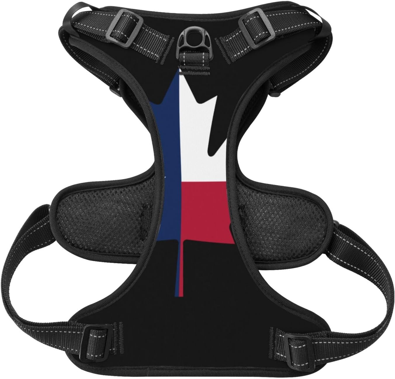 Maple Leaf Grey No Pull Dog Vest Harness for Small Medium Large Dog Puppy Pets Cats Outdoor Walking