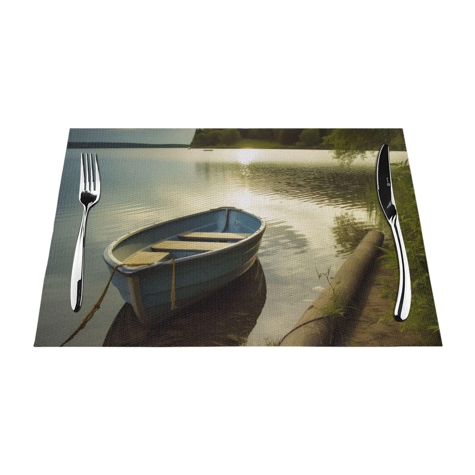 Sets de table PVC antidérapants pour stopper les taches et protéger la cuisine